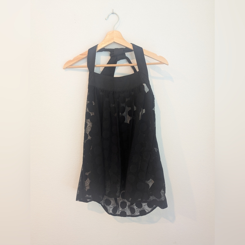 Limi Feu Yohji Yamamoto Sheer Halter Top
